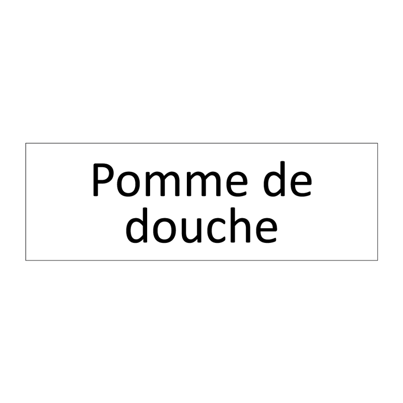 Pomme de douche