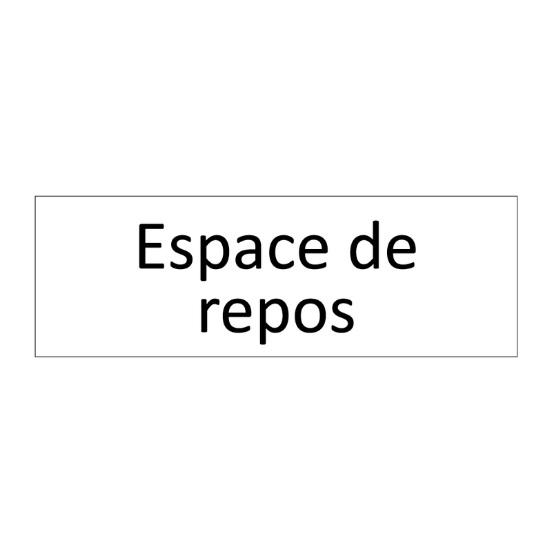 Espace de repos