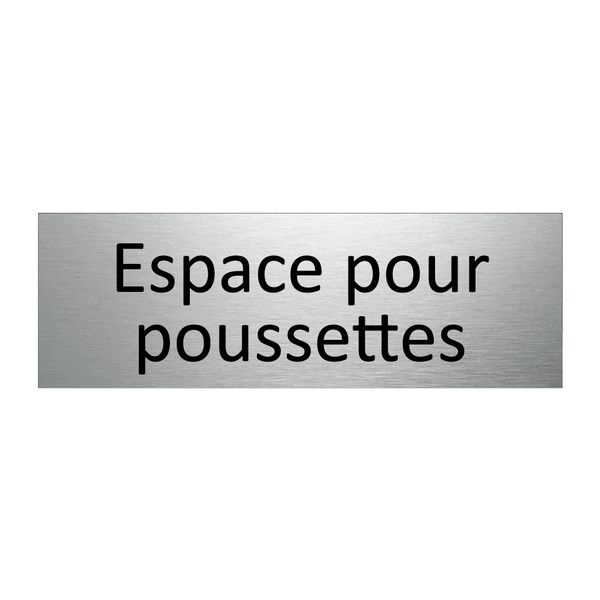 Espace pour poussettes