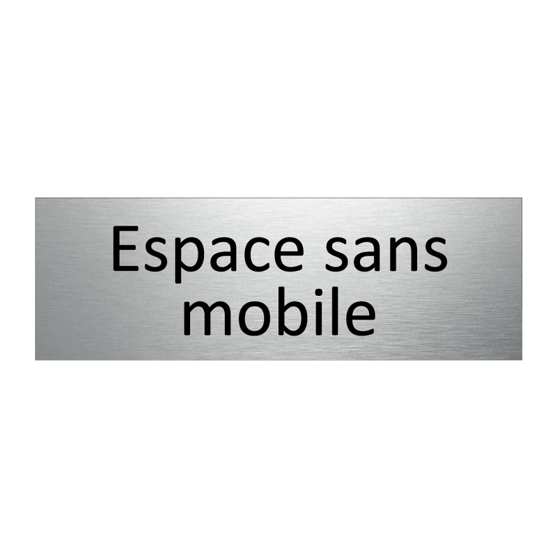 Espace sans mobile