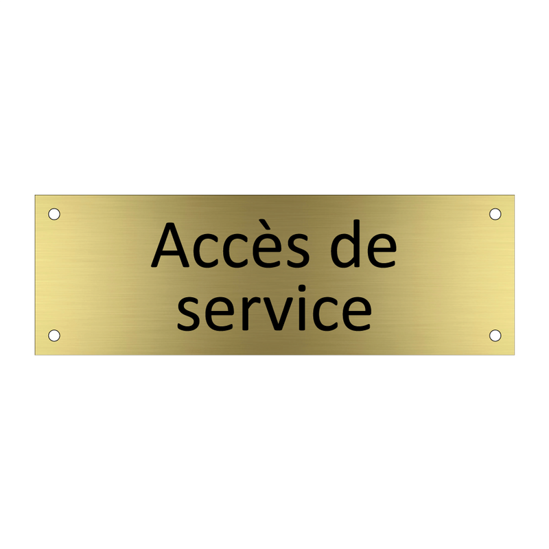 Accès de service