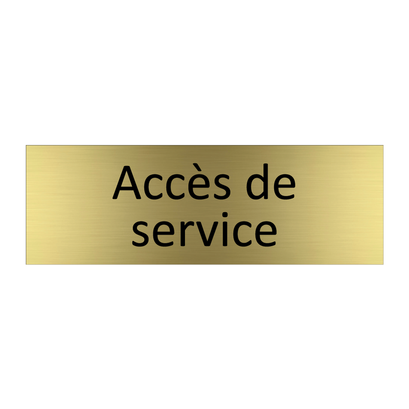 Accès de service