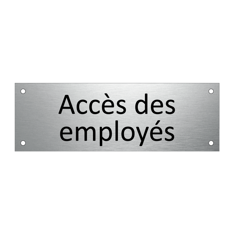 Accès des employés