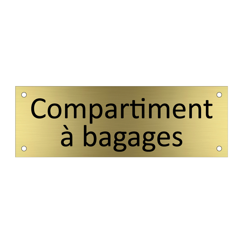 Compartiment à bagages