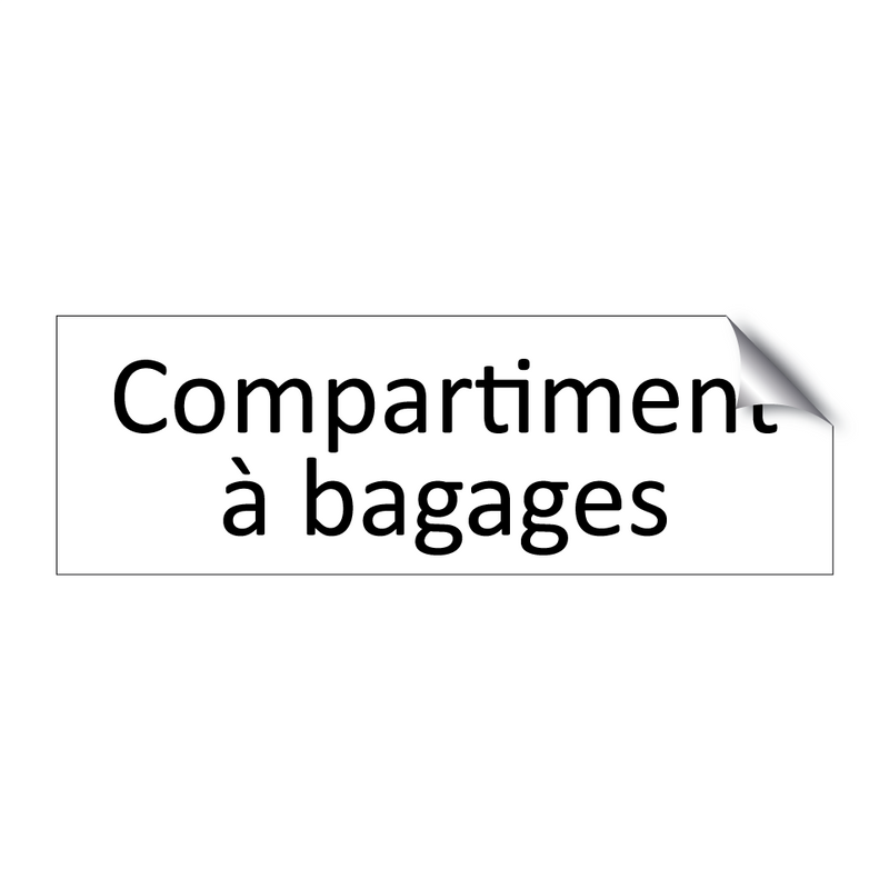 Compartiment à bagages