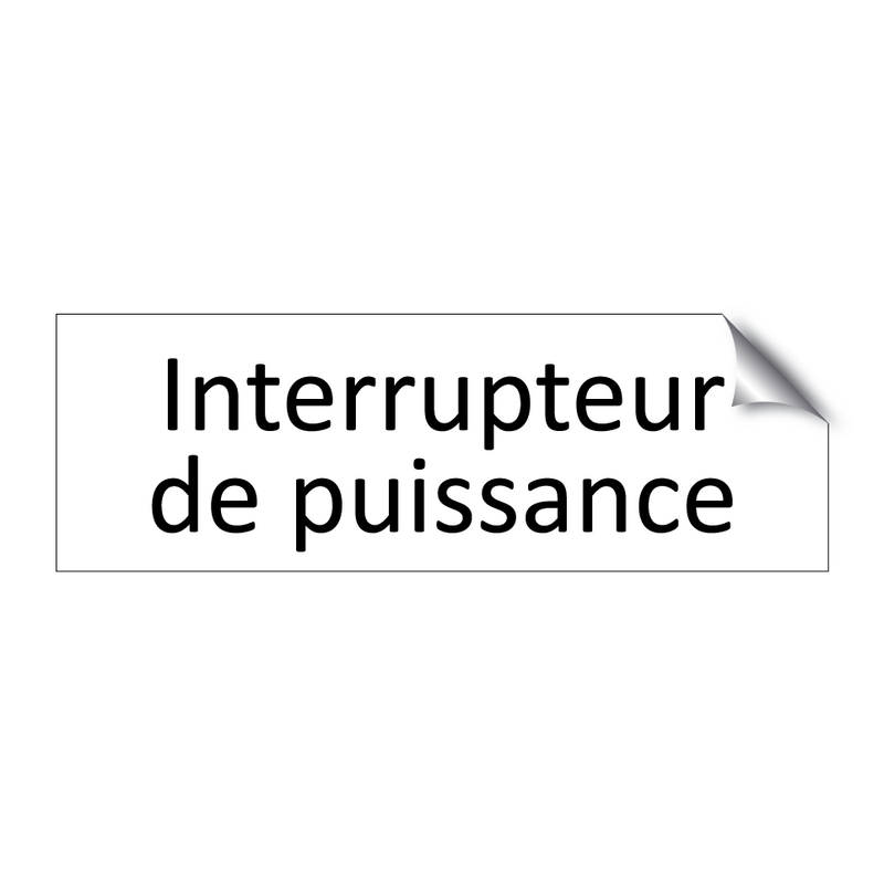 Interrupteur de puissance