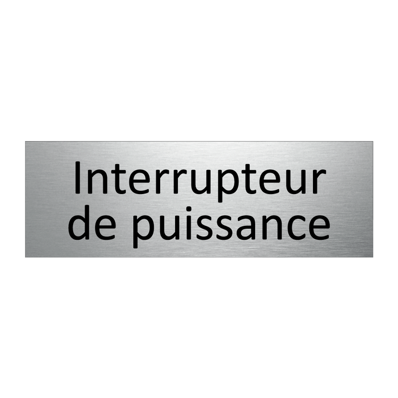 Interrupteur de puissance