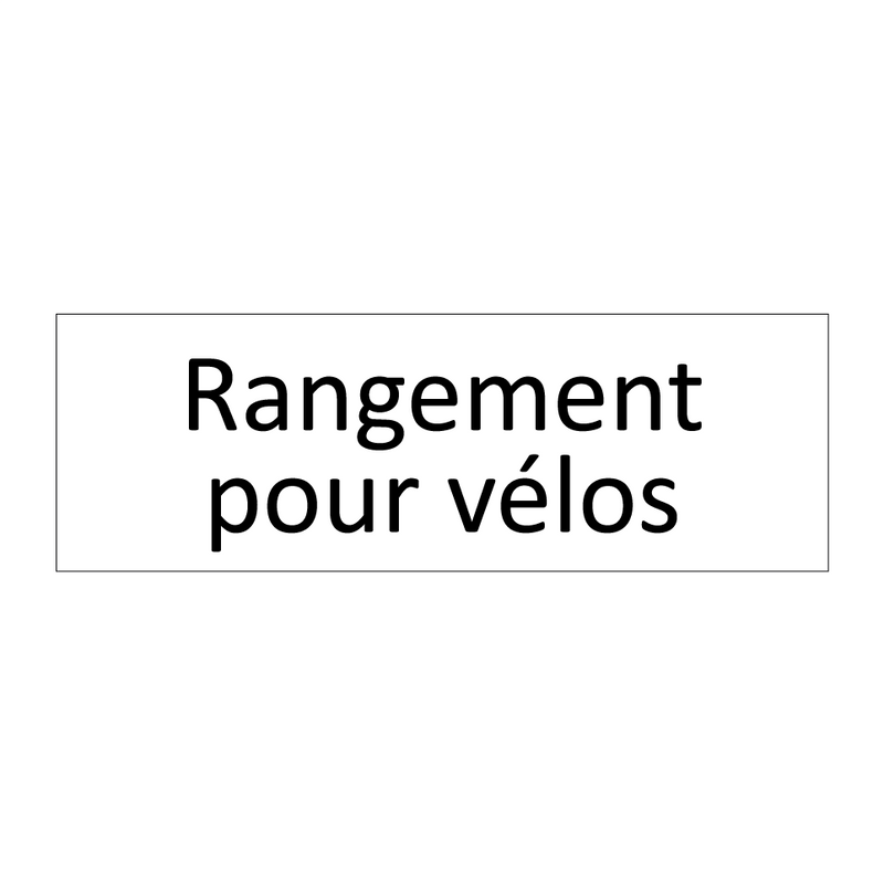 Rangement pour vélos