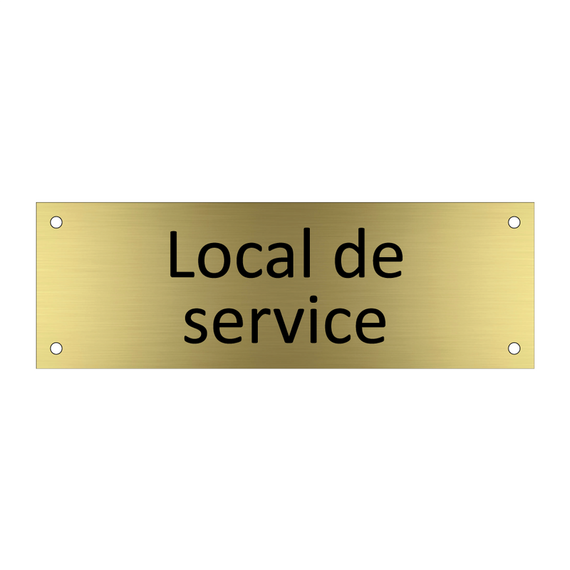 Local de service