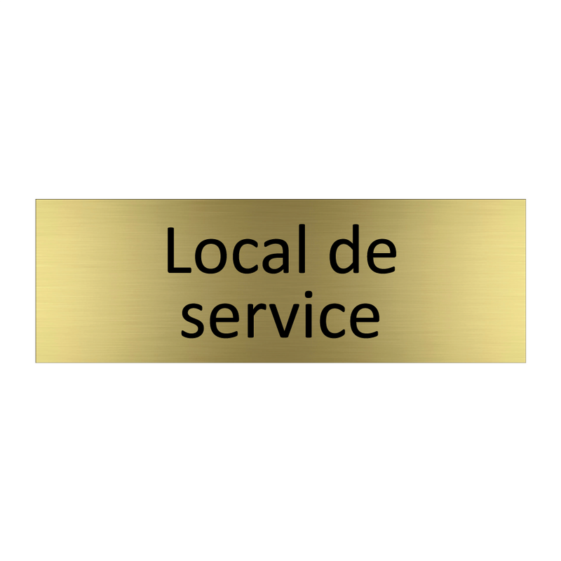 Local de service