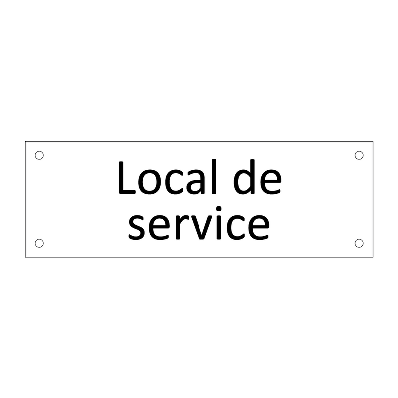 Local de service