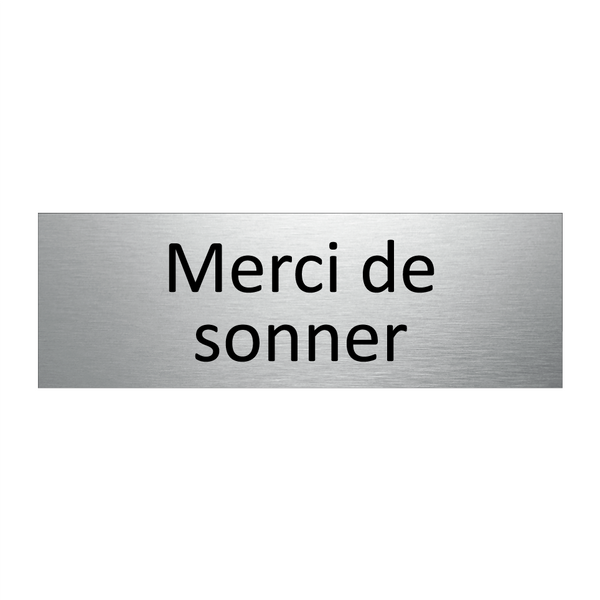 Merci de sonner