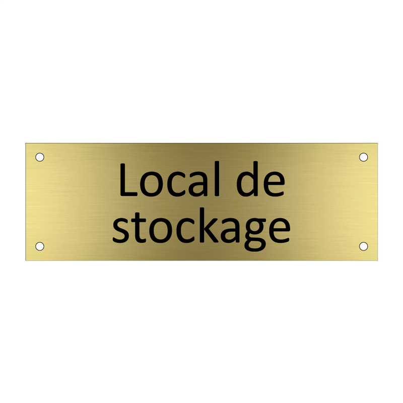 Local de stockage