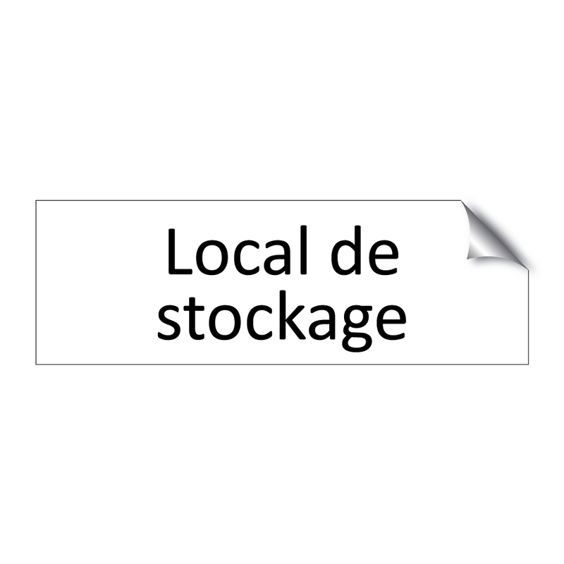 Local de stockage