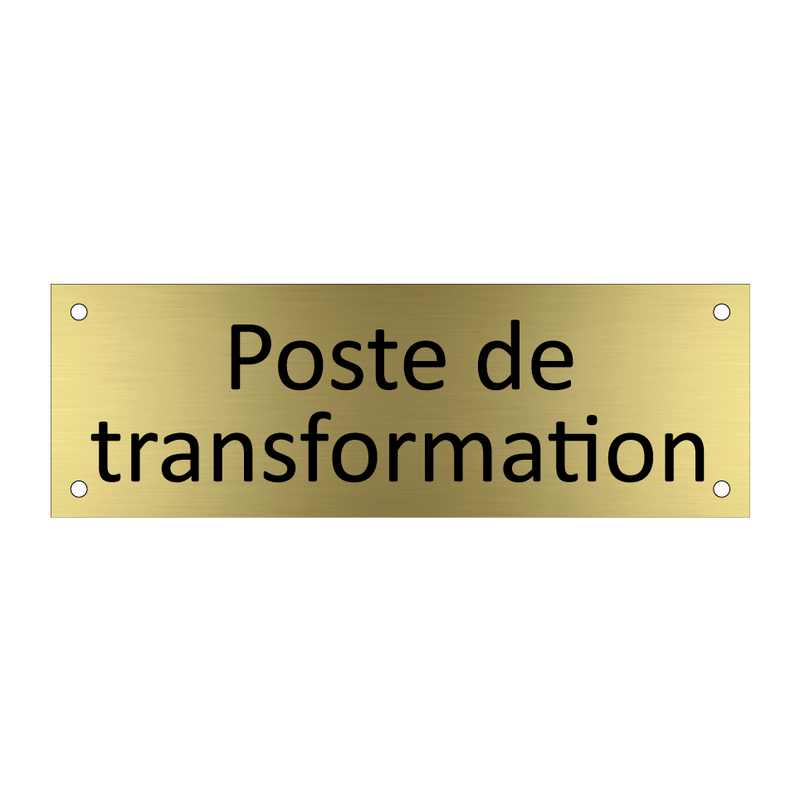 Poste de transformation