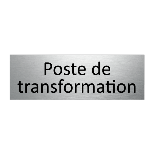 Poste de transformation