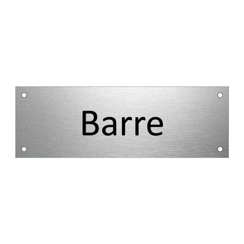 Barre & Barre & Barre