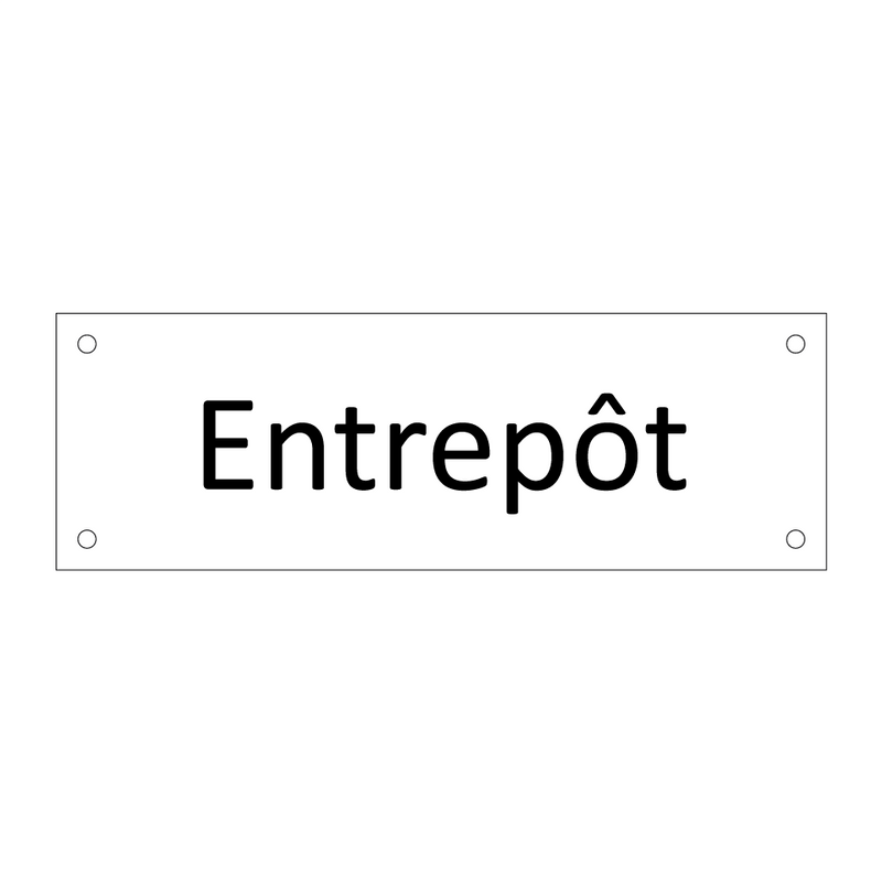 Entrepôt & Entrepôt & Entrepôt