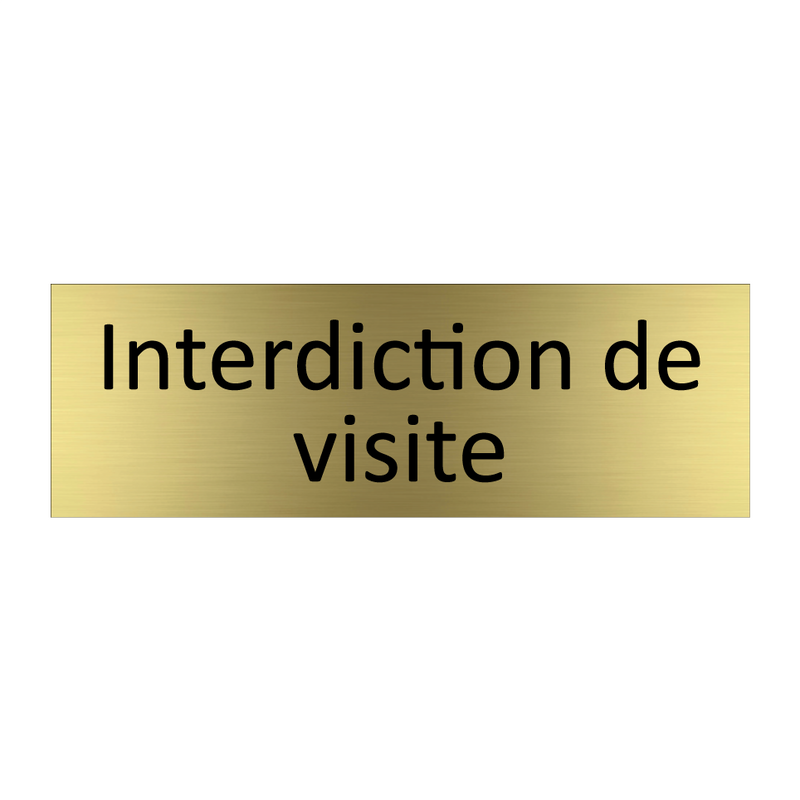 Interdiction de visite