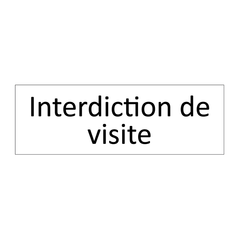 Interdiction de visite