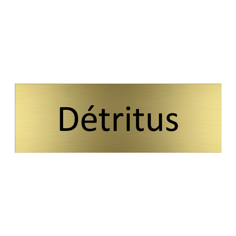 Détritus & Détritus & Détritus & Détritus & Détritus & Détritus