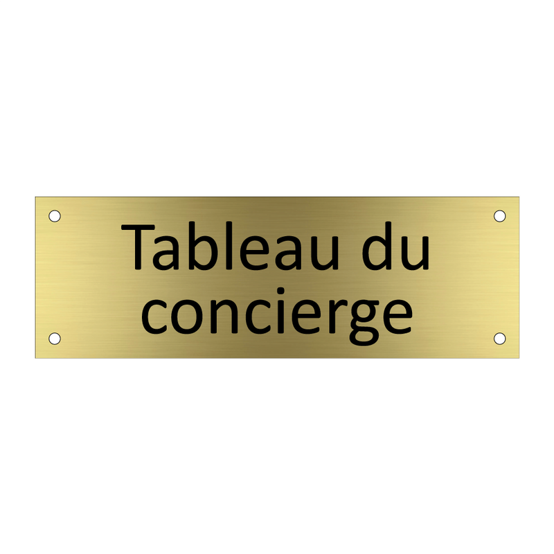 Tableau du concierge