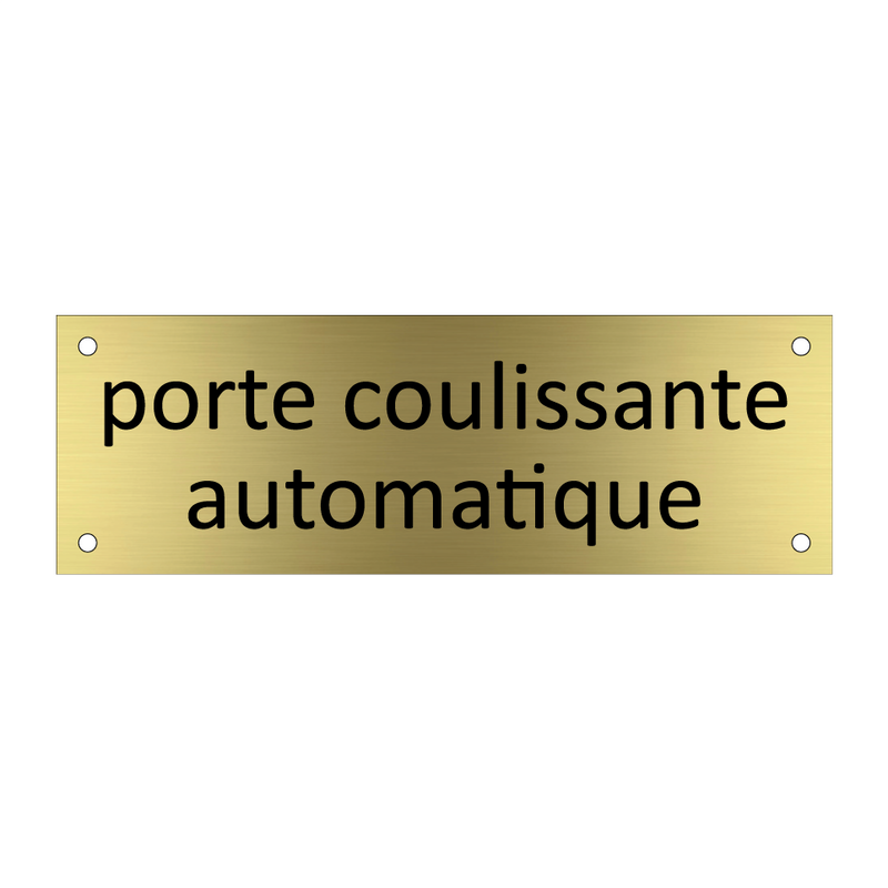 porte coulissante automatique