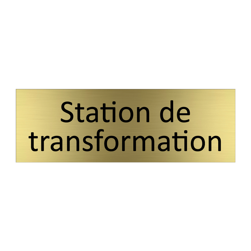 Station de transformation