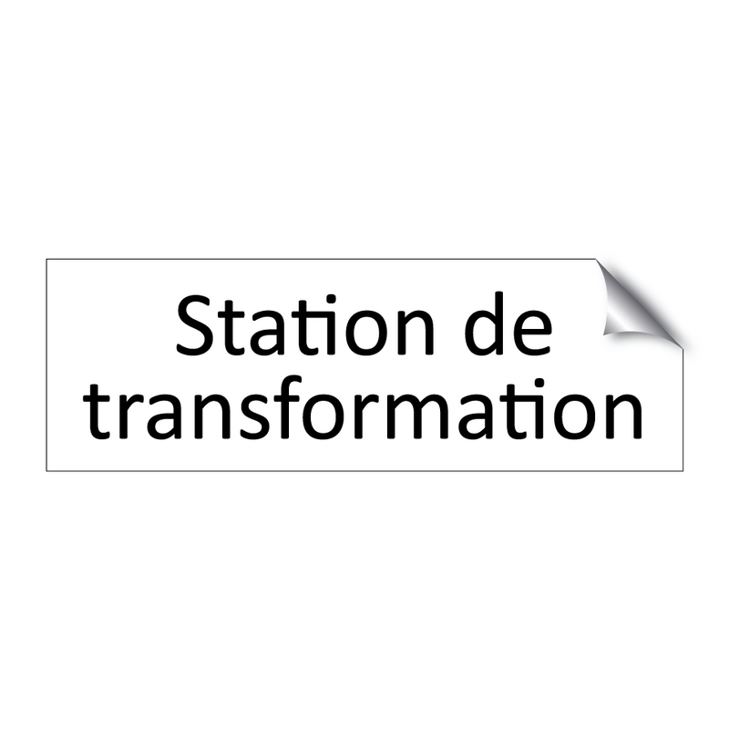 Station de transformation