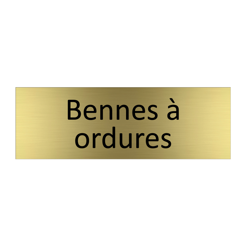 Bennes à ordures