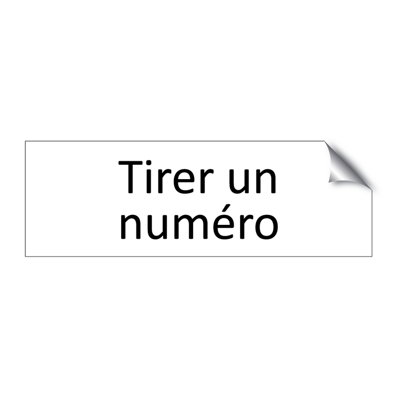 Tirer un numéro