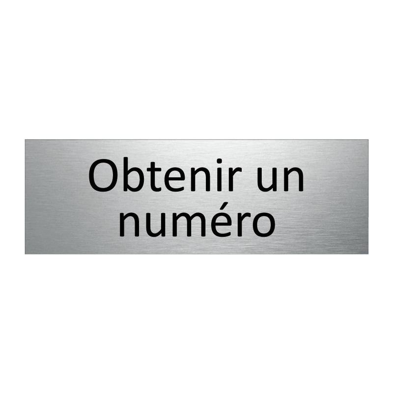 Obtenir un numéro