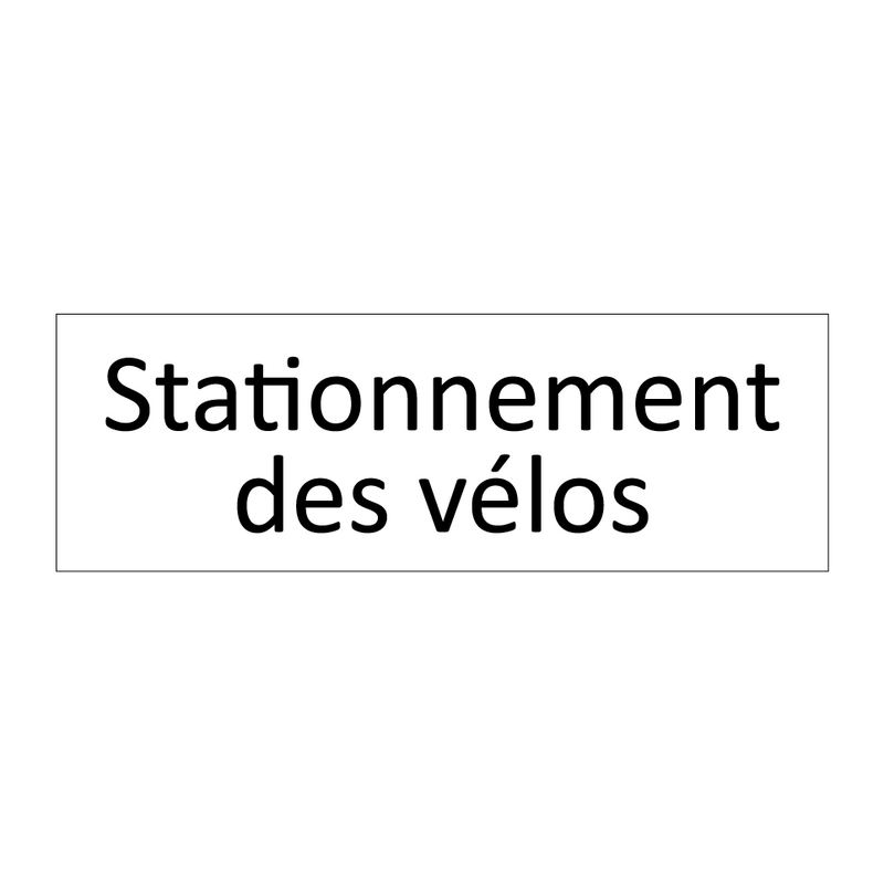 Stationnement des vélos