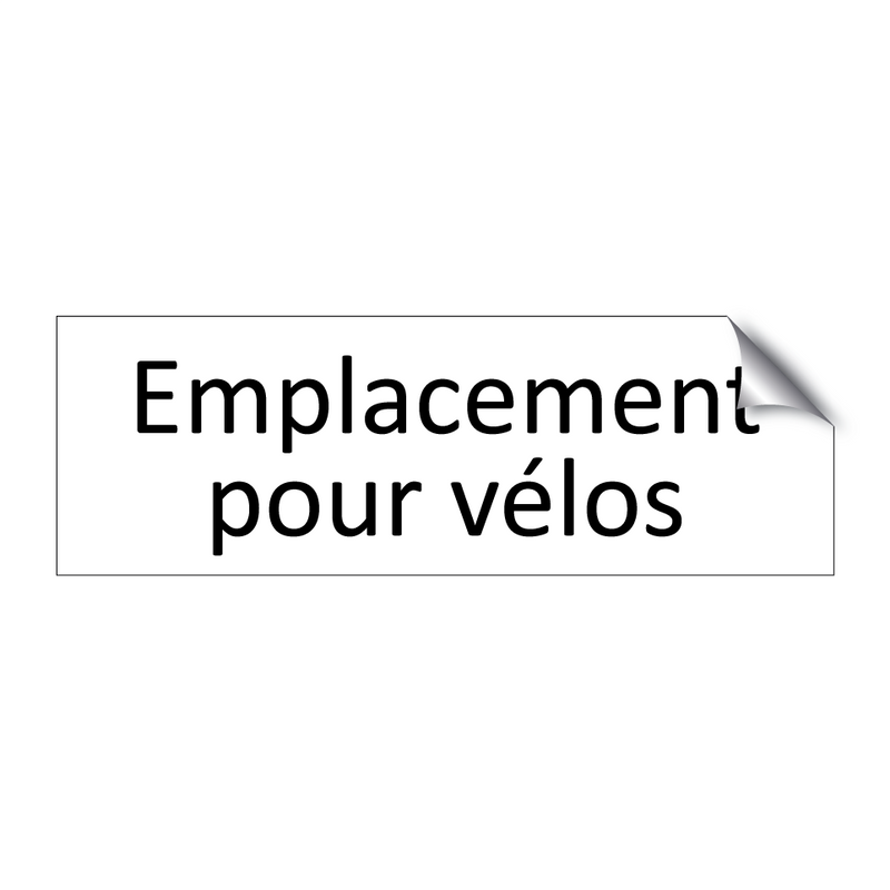 Emplacement pour vélos