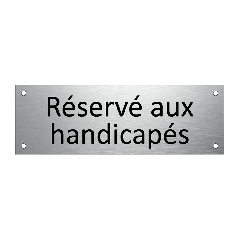 Réservé aux handicapés