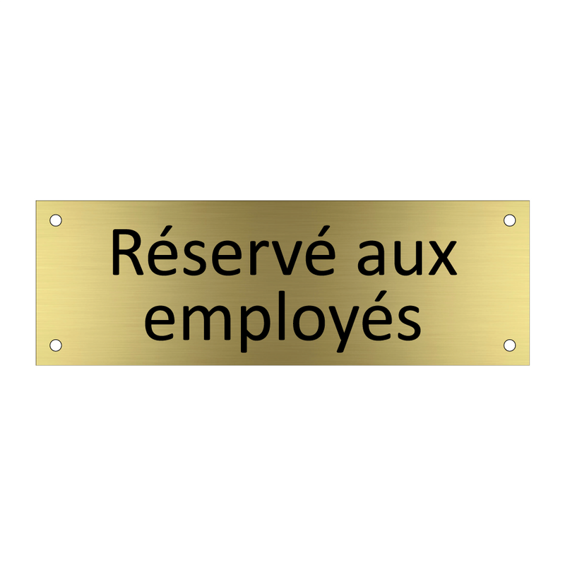 Réservé aux employés