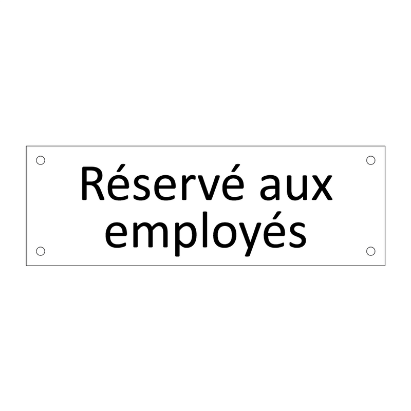 Réservé aux employés