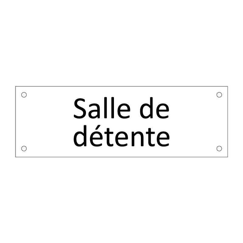 Salle de détente