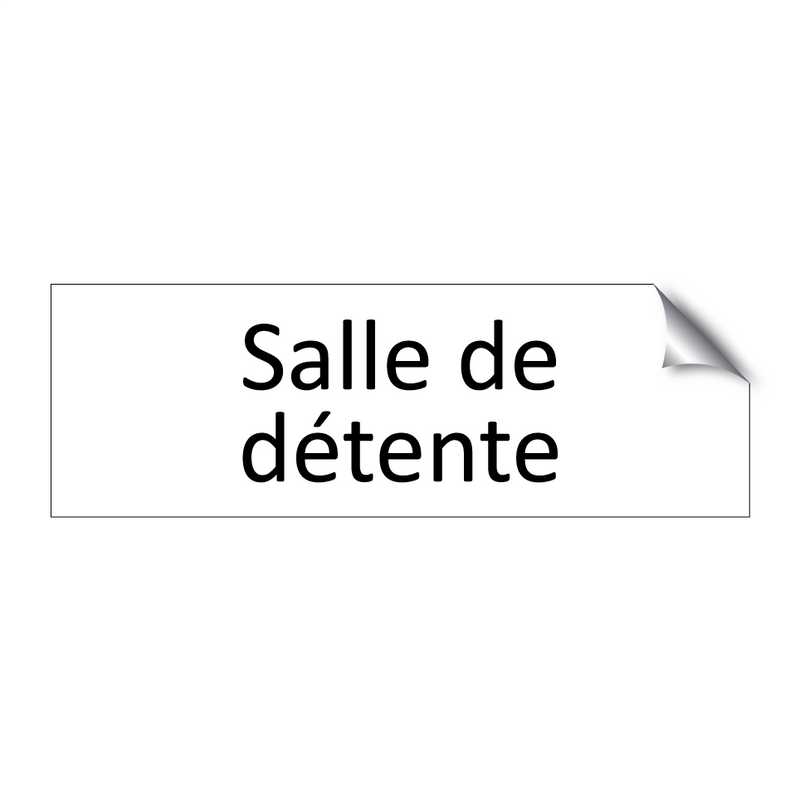 Salle de détente