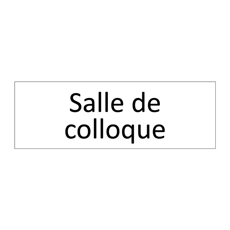 Salle de colloque