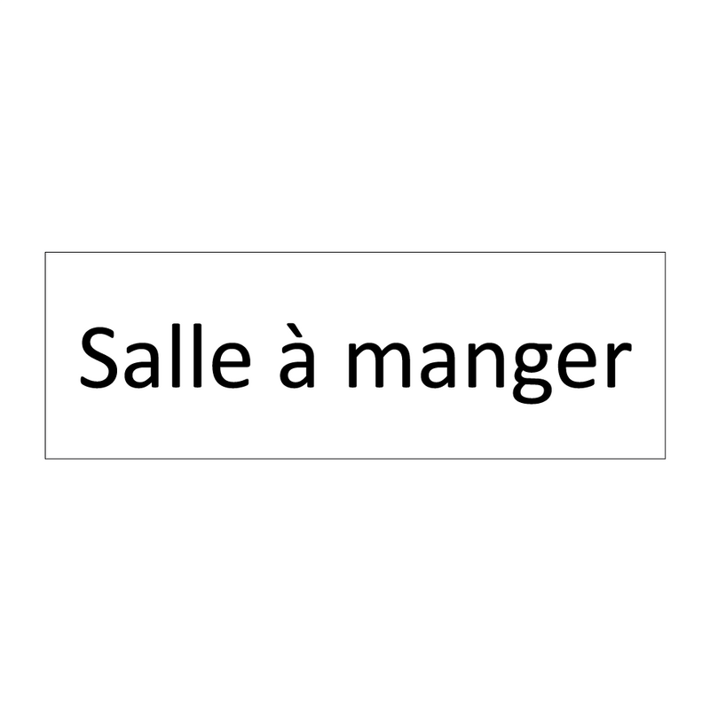 Salle à manger