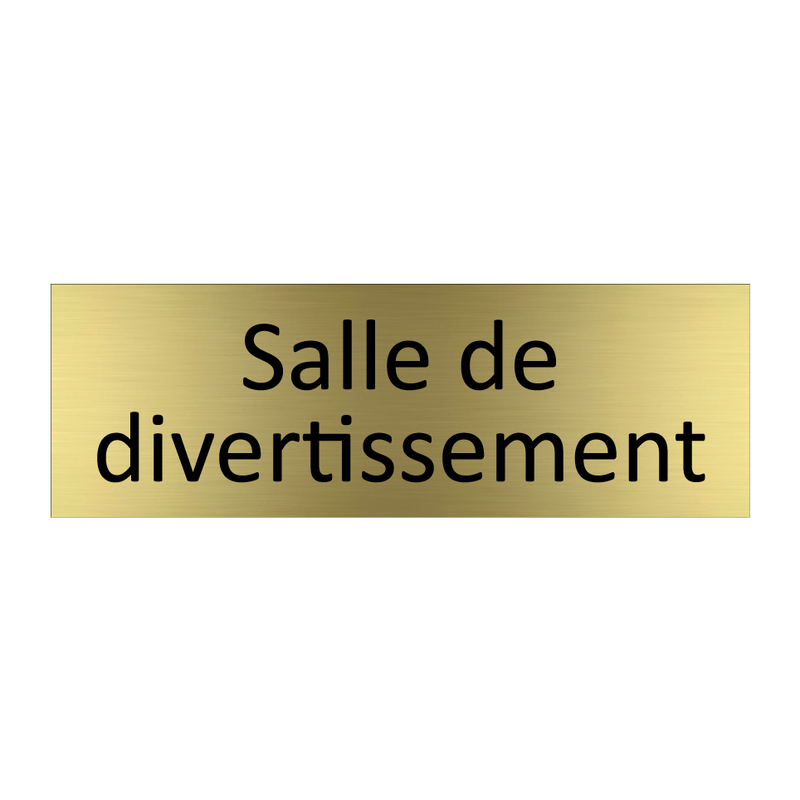 Salle de divertissement