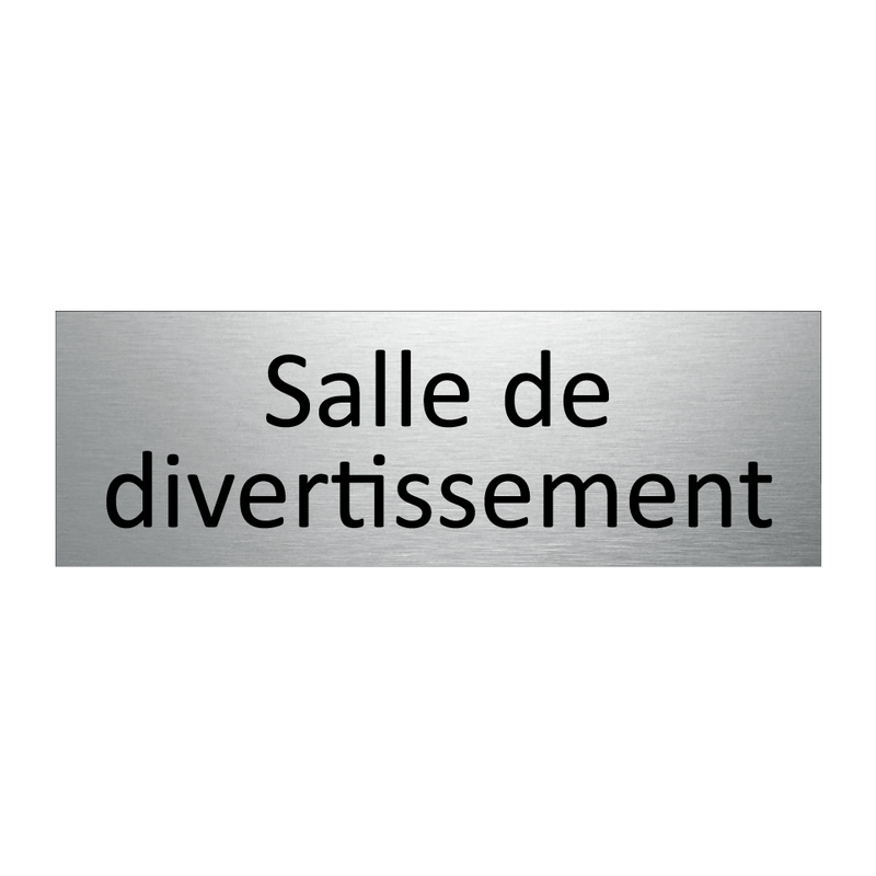 Salle de divertissement