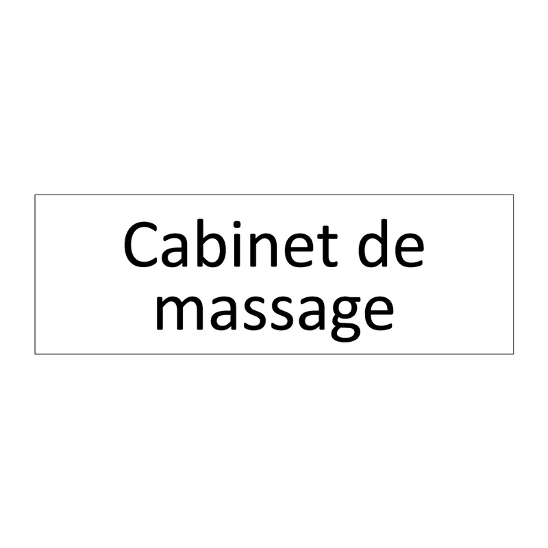 Cabinet de massage