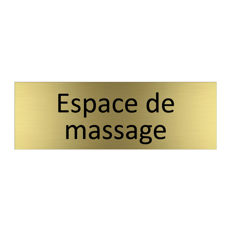 Espace de massage