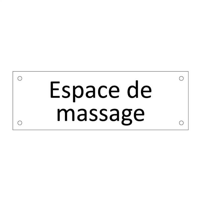 Espace de massage