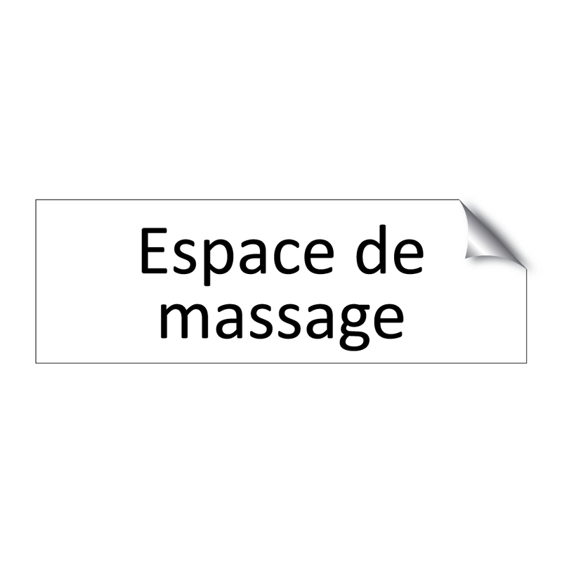 Espace de massage