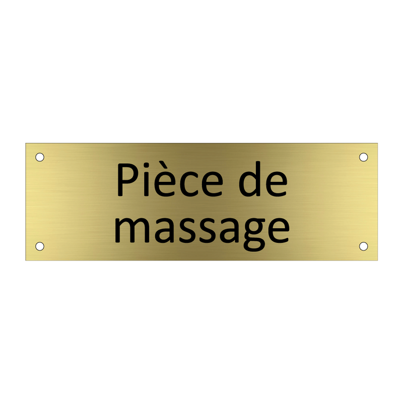 Pièce de massage