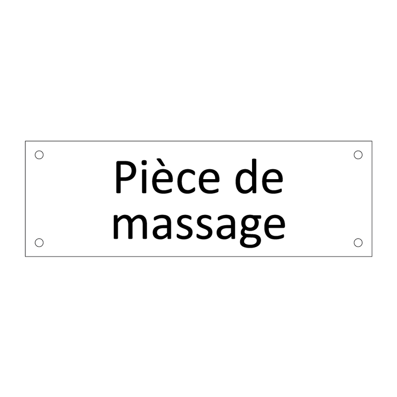 Pièce de massage