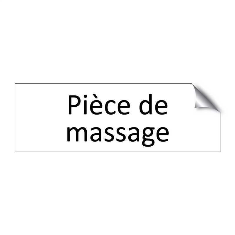 Pièce de massage